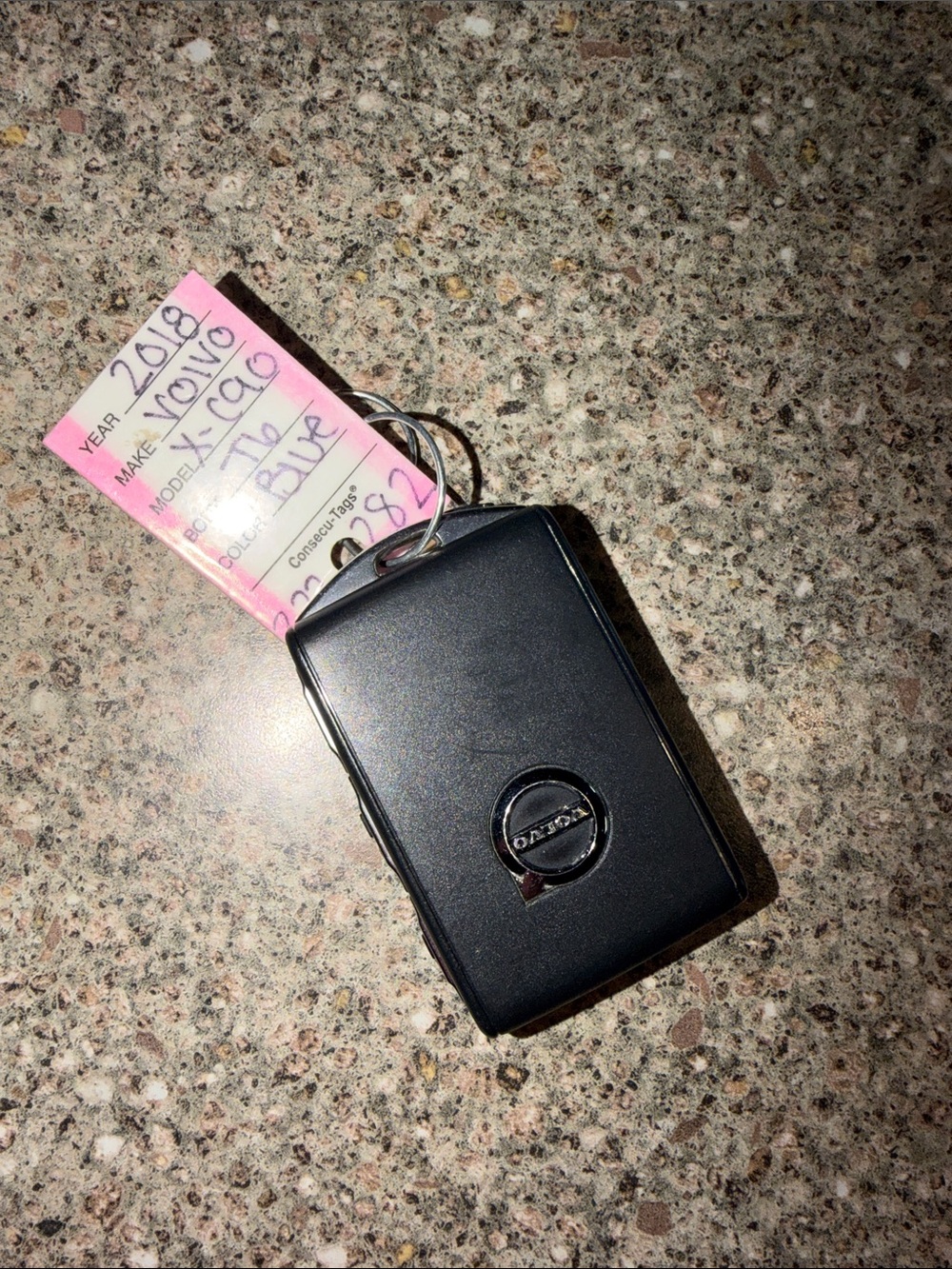 Volvo 2018 Black Key Fob Remote - OEM Replacement